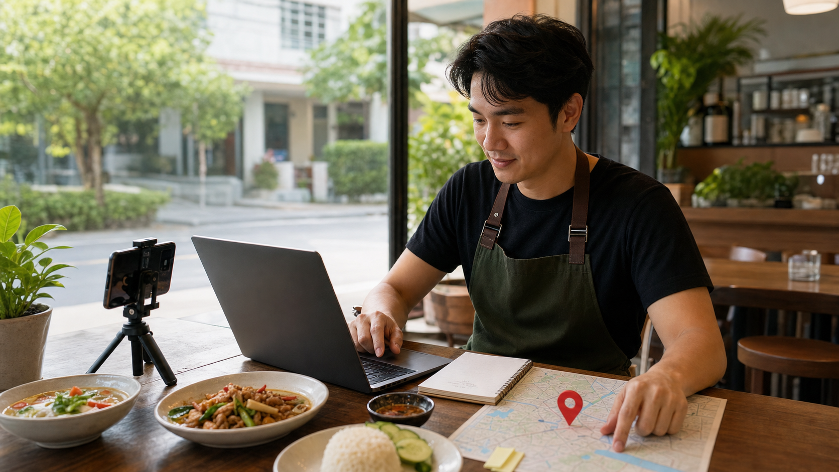 SEO/AIO/GEO สำหรับร้านอาหารไทย: ให้ลูกค้าใกล้บ้านค้นเจออย่างถูกต้อง